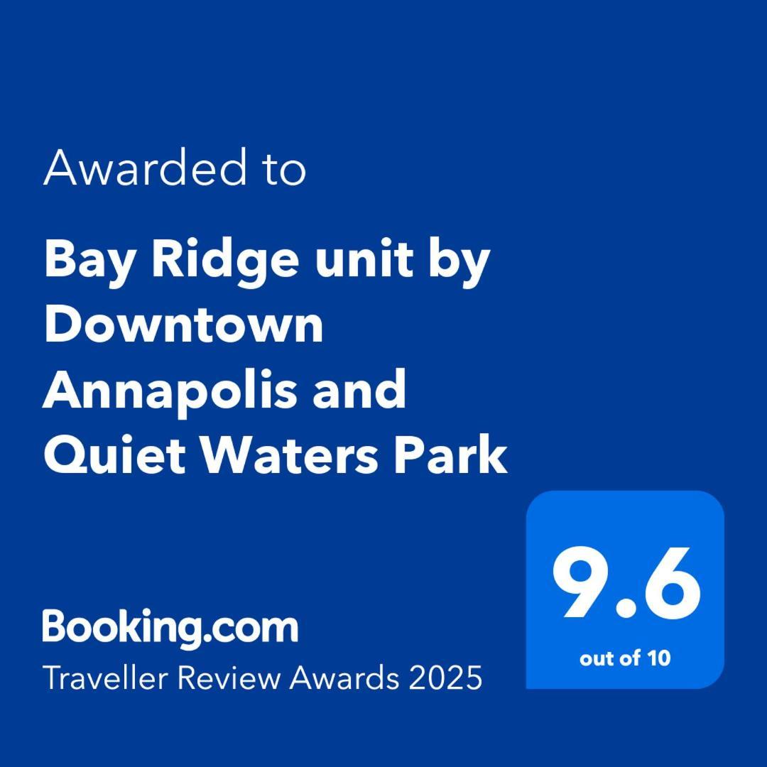 Bay Ridge Unit By Downtown And Quiet Waters Park Appartement Annapolis